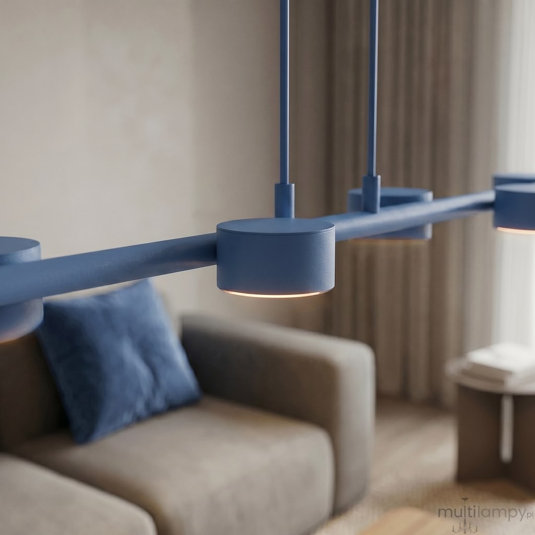 Megara lampa wisząca 6xGX53 niebieska 1842/6