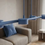 Megara lampa wisząca 6xGX53 niebieska 1842/6