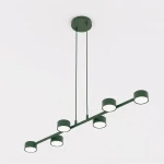 Megara lampa wisząca 6xGX53 zielona oliwka 1844/6