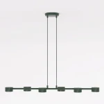 Megara lampa wisząca 6xGX53 zielona oliwka 1844/6
