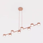 Megara lampa wisząca 8xGX53 koral 1843/8