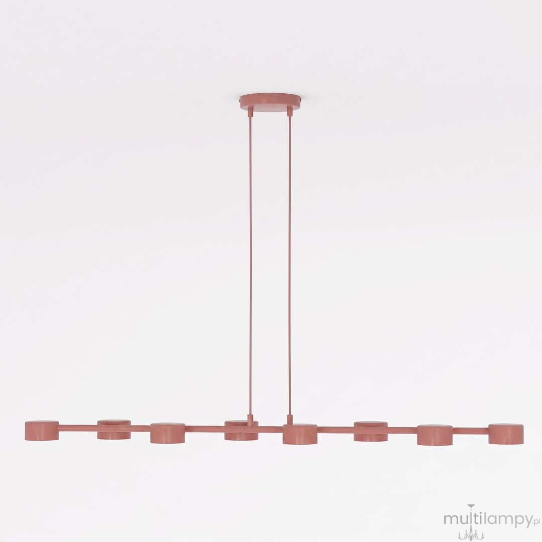 Megara lampa wisząca 8xGX53 koral 1843/8