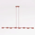 Megara lampa wisząca 8xGX53 koral 1843/8
