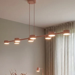 Megara lampa wisząca 8xGX53 koral 1843/8