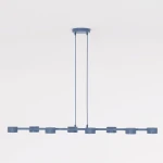 Megara lampa wisząca 8xGX53 niebieska 1842/8