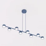 Megara lampa wisząca 8xGX53 niebieska 1842/8