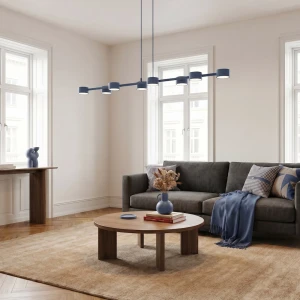 Megara lampa wisząca 8xGX53 niebieska 1842/8