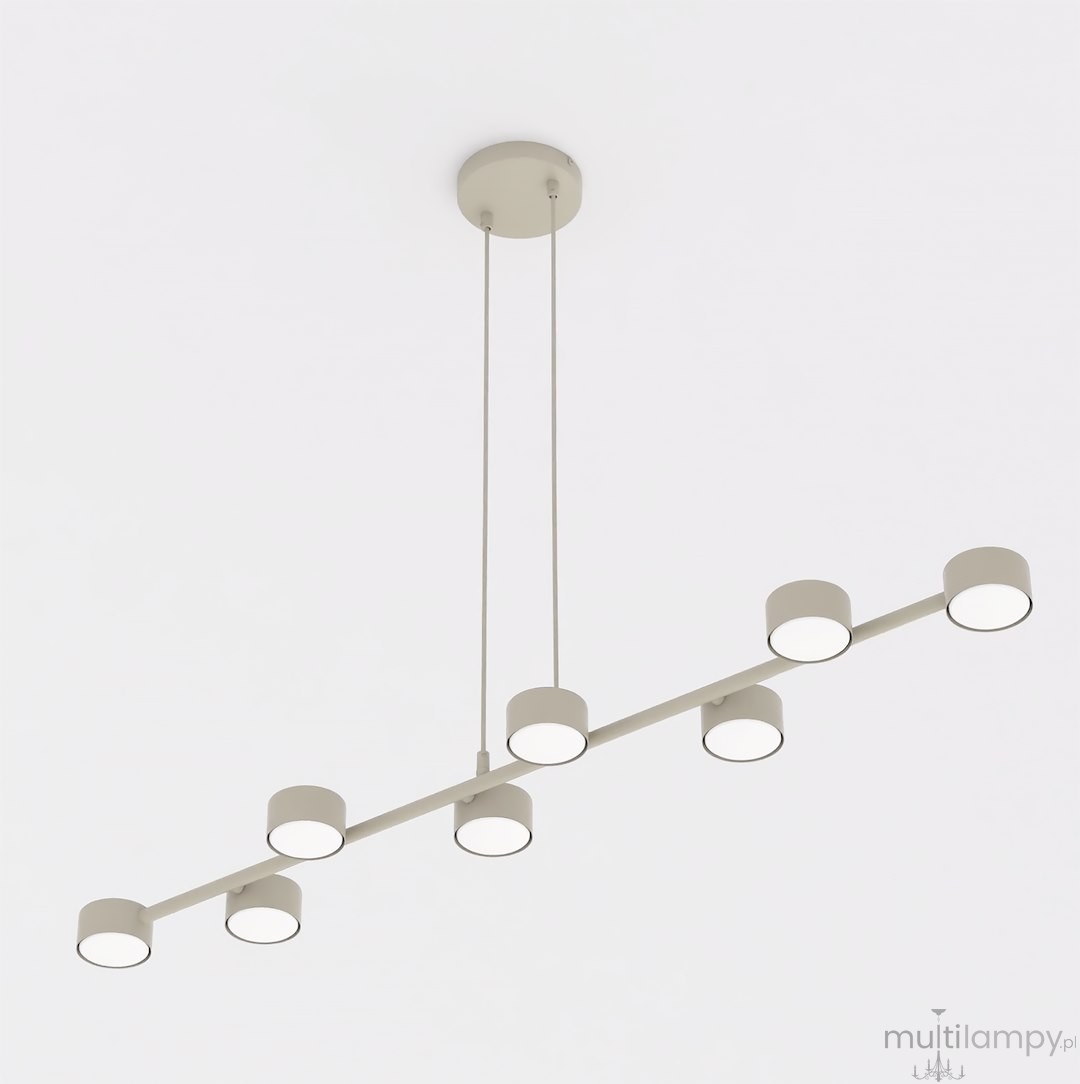 Megara lampa wisząca 8xGX53 mokka 1707/8