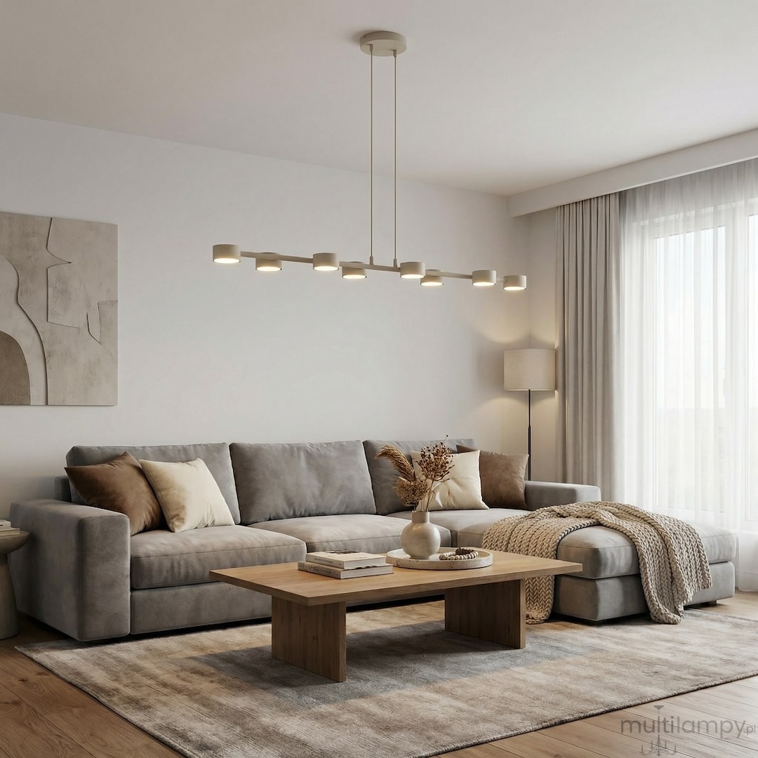 Megara lampa wisząca 8xGX53 mokka 1707/8