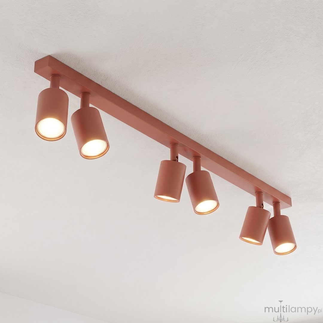 Flash lampa sufitowa (spot) 6xGU10 koral 1837/6