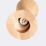 Kubbe lampa wisząca GU10 czarna jasne drewno SL.2027