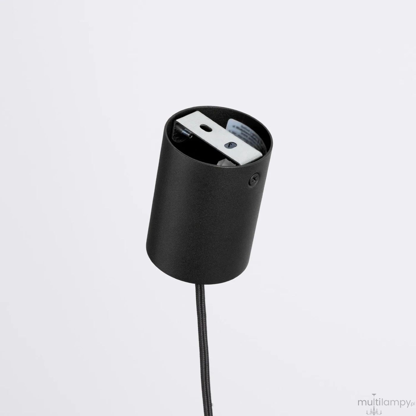 Kubbe lampa wisząca GU10 czarna jasne drewno SL.2029