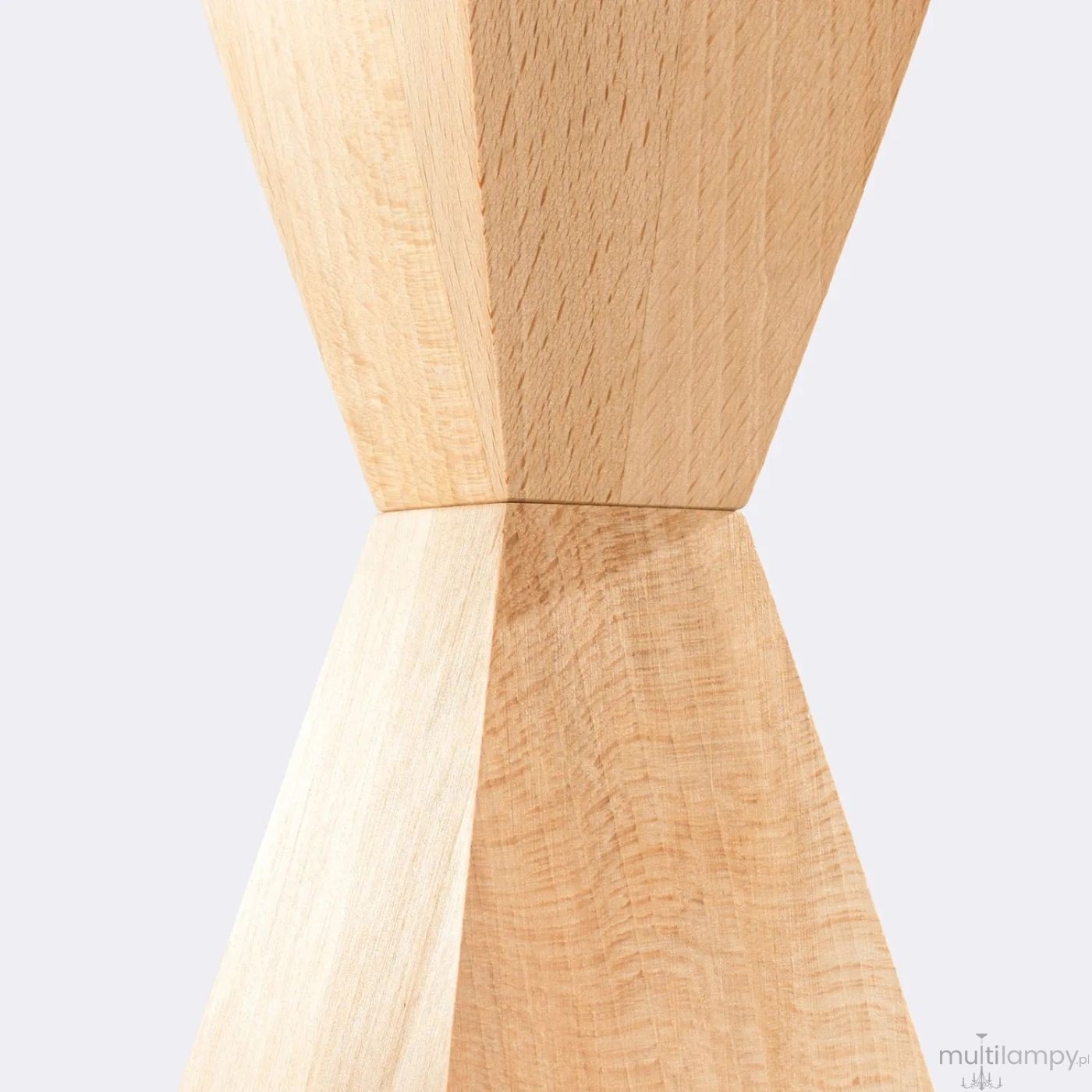 Kubbe lampa wisząca GU10 czarna jasne drewno SL.2032