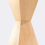 Kubbe lampa wisząca GU10 czarna jasne drewno SL.2032