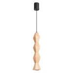 Kubbe lampa wisząca GU10 czarna jasne drewno SL.2032