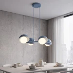 Boom lampa wisząca 4xG9 niebieska 1833/4