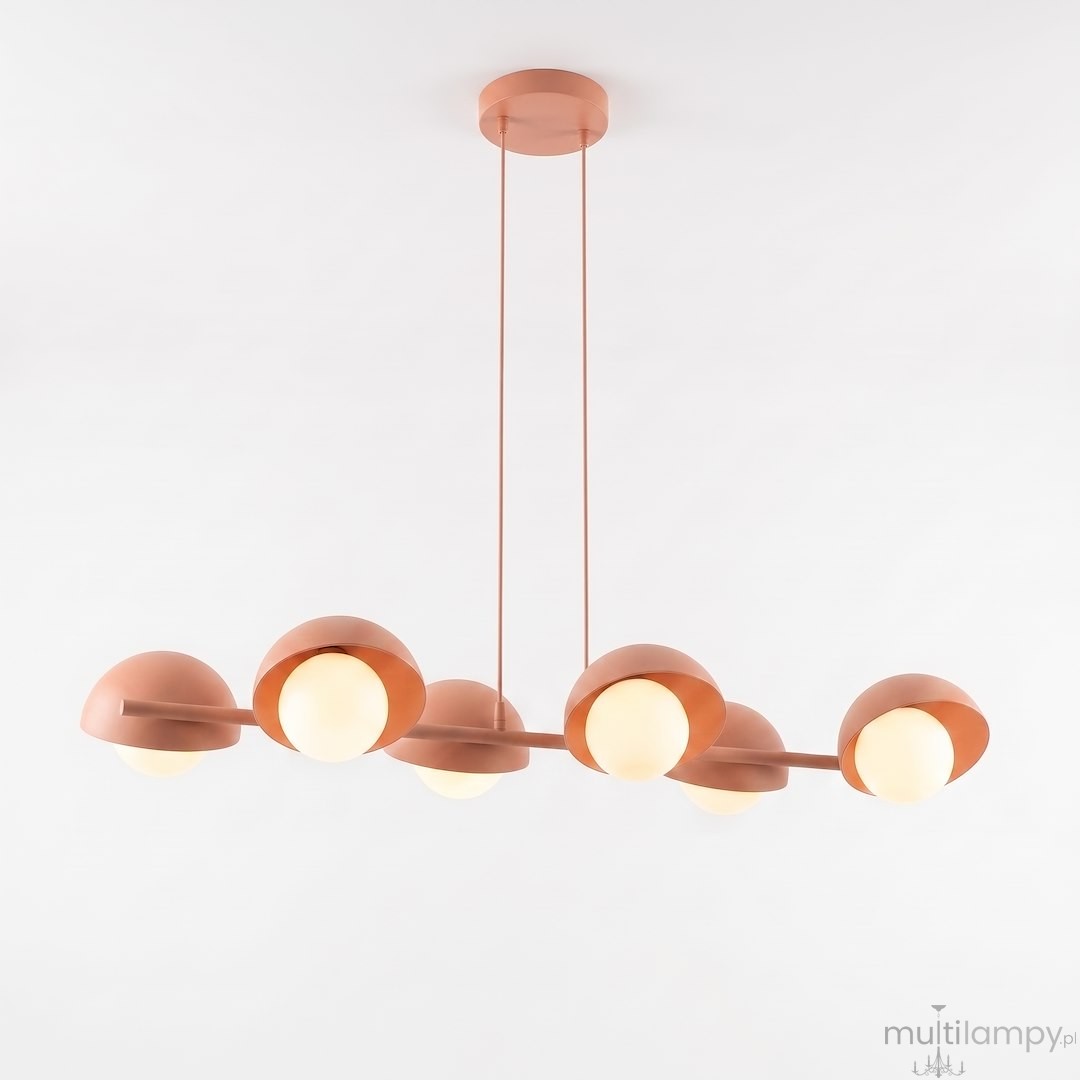 Boom lampa wisząca 6xG9 koral 1834/8