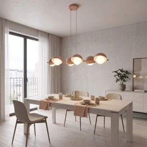 Boom lampa wisząca 6xG9 koral 1834/8