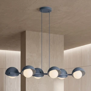 Boom lampa wisząca 6xG9 niebieska 1833/6