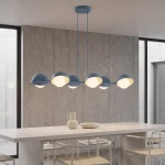 Boom lampa wisząca 6xG9 niebieska 1833/6