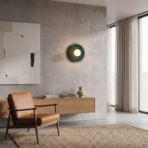 Umbra M kinkiet 1xG9 zielona oliwka 1829/K1M