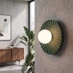 Umbra M kinkiet 1xG9 zielona oliwka 1829/K1M