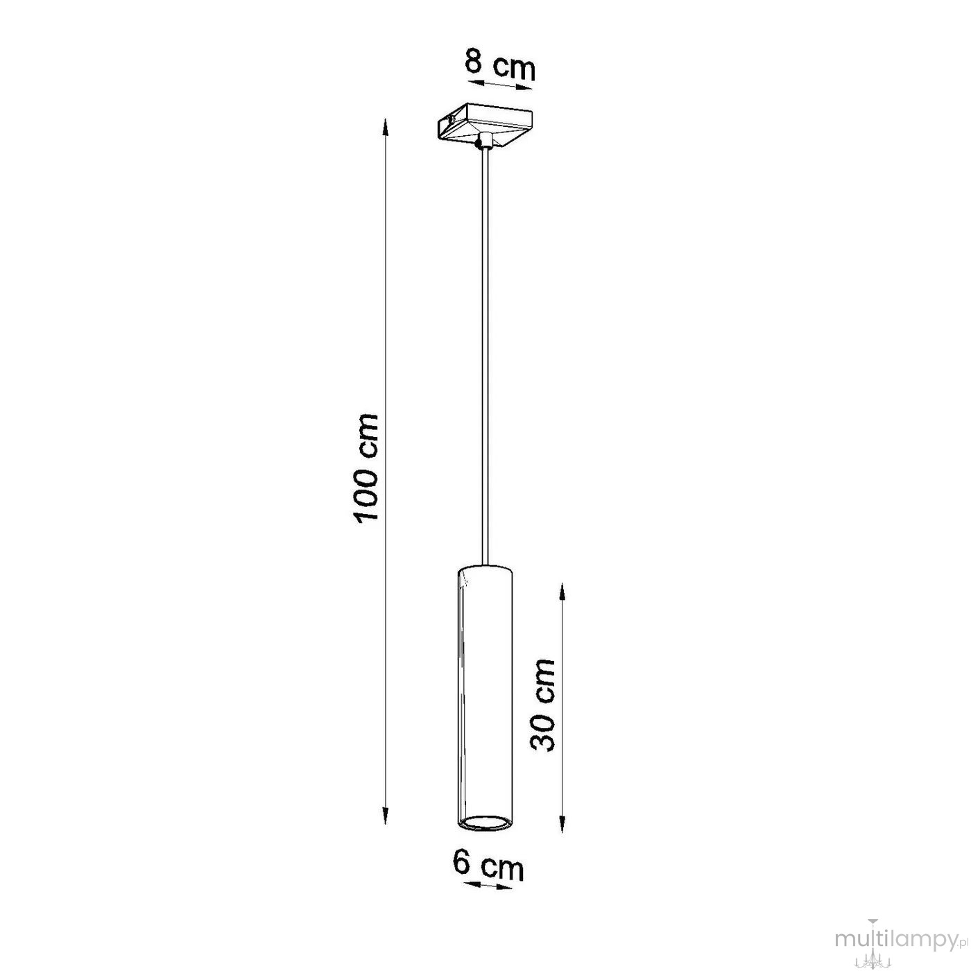 Lagos lampa wisząca GU10 taupe SL.2078