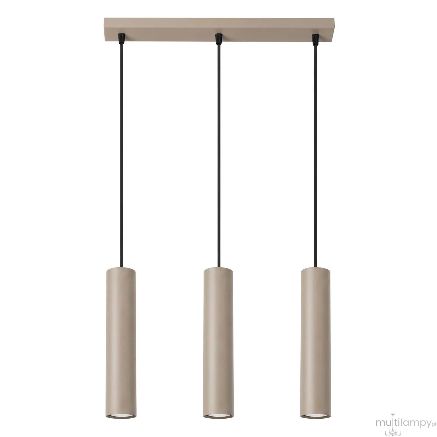 Lagos lampa wisząca 3xGU10 taupe SL.2079