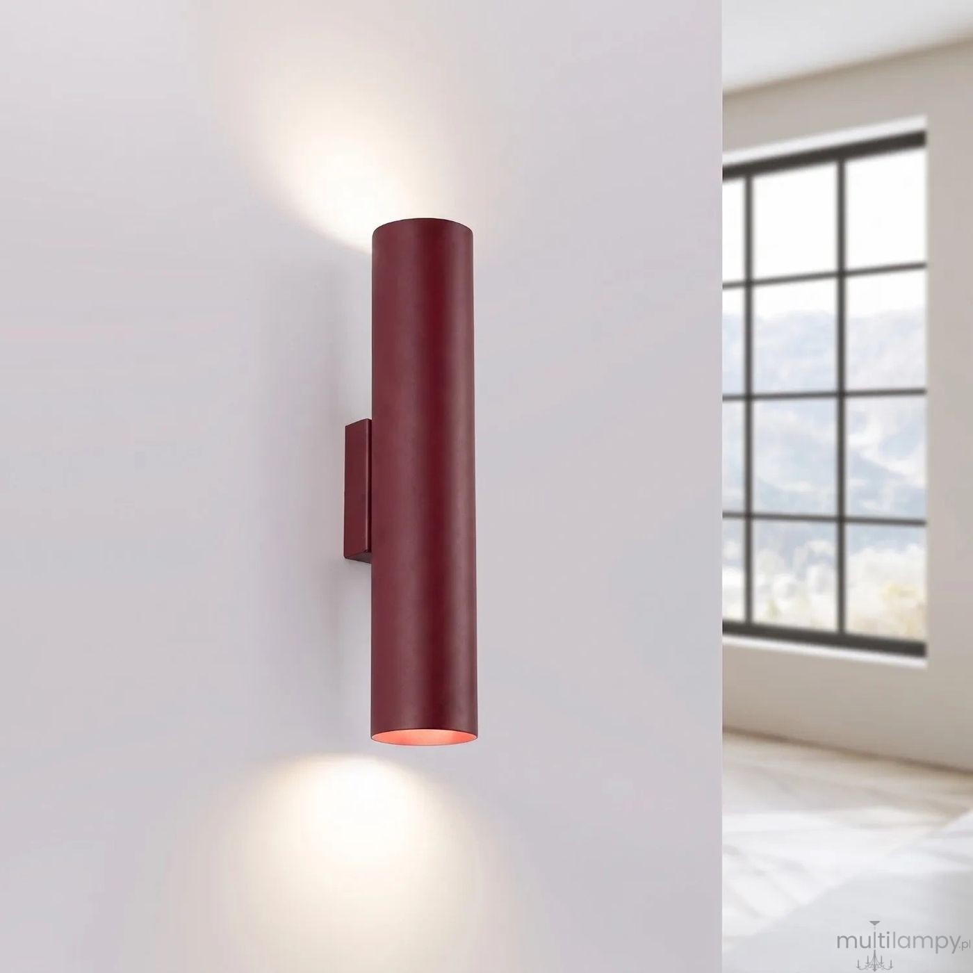 Lagos kinkiet 2xGU10 burgund SL.2083