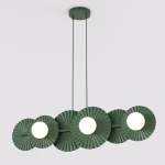 Umbra lampa wisząca 6xG9 zielona oliwka 1829/6