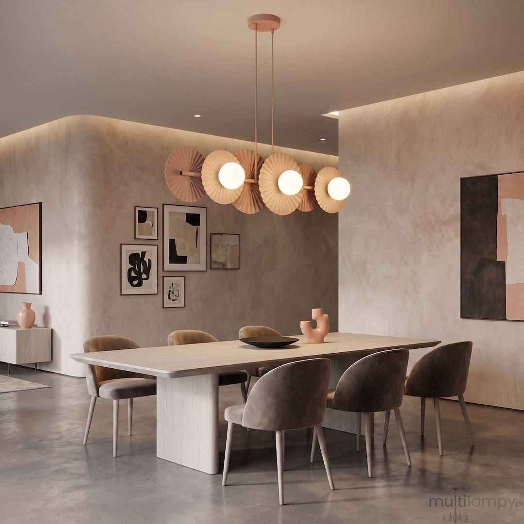Umbra lampa wisząca 6xG9 koral 1828/6