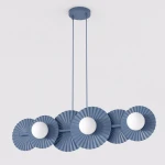 Umbra lampa wisząca 6xG9 niebieska 1827/6