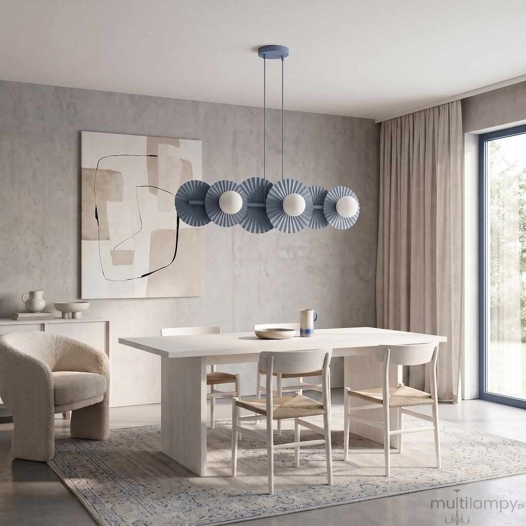 Umbra lampa wisząca 6xG9 niebieska 1827/6