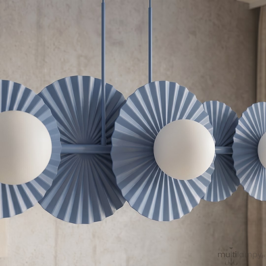 Umbra lampa wisząca 6xG9 niebieska 1827/6
