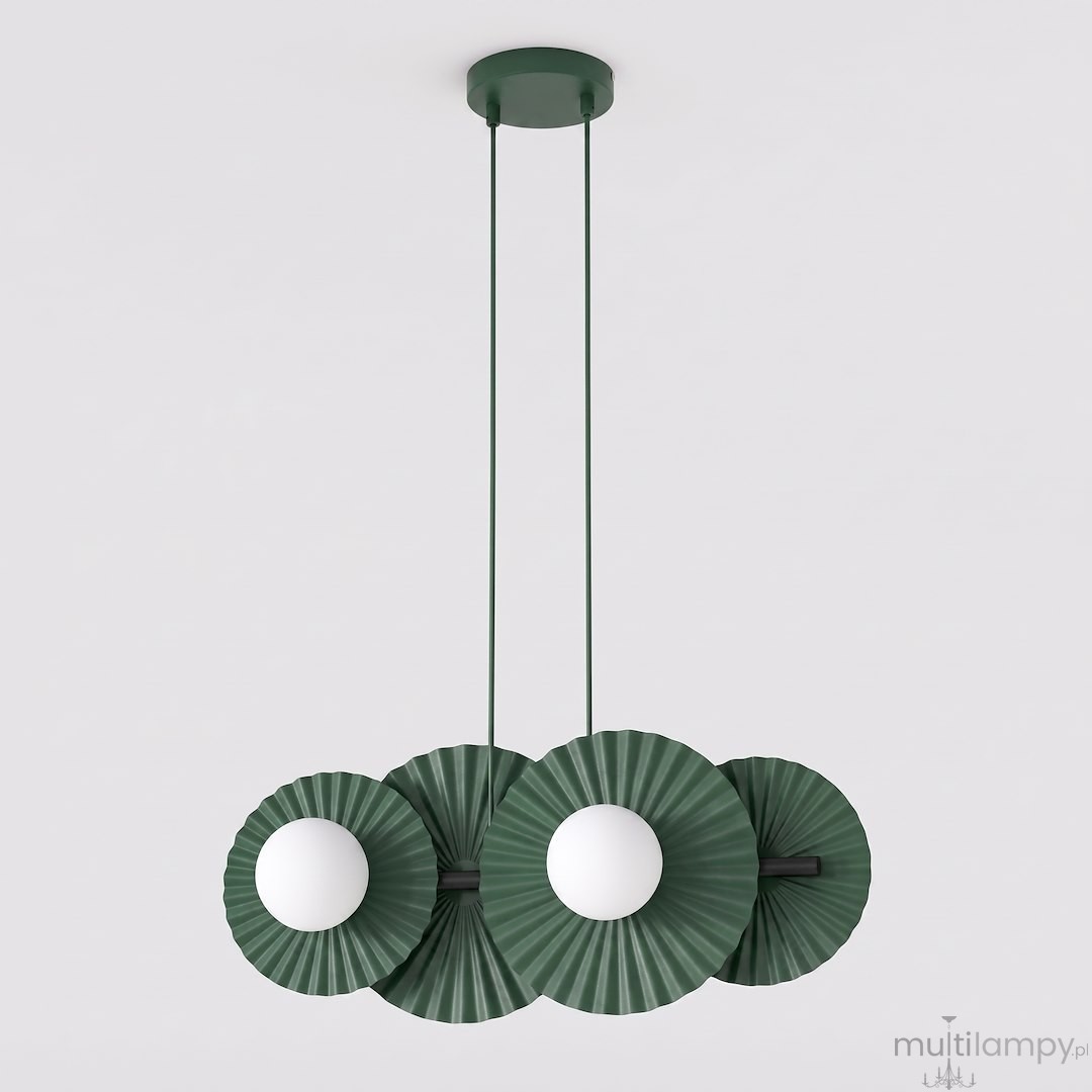 Umbra lampa wisząca 4xG9 zielona oliwka 1829/4