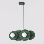 Umbra lampa wisząca 4xG9 zielona oliwka 1829/4