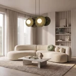 Umbra lampa wisząca 4xG9 zielona oliwka 1829/4