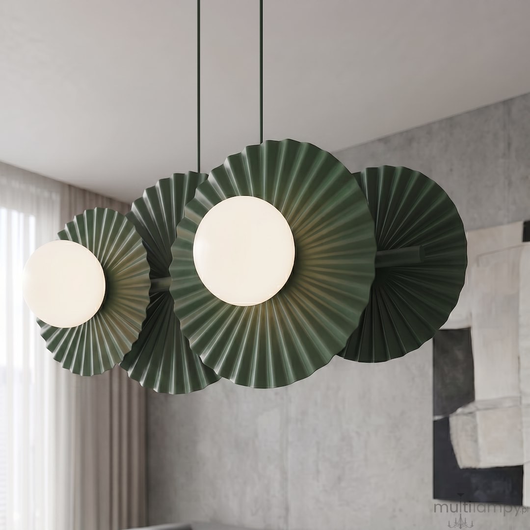 Umbra lampa wisząca 4xG9 zielona oliwka 1829/4