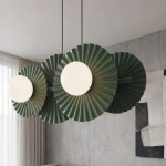 Umbra lampa wisząca 4xG9 zielona oliwka 1829/4