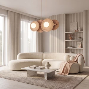 Umbra lampa wisząca 4xG9 koral 1828/4