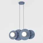 Umbra lampa wisząca 4xG9 niebieska 1827/4