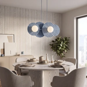 Umbra lampa wisząca 4xG9 niebieska 1827/4