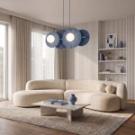 Umbra lampa wisząca 4xG9 niebieska 1827/4