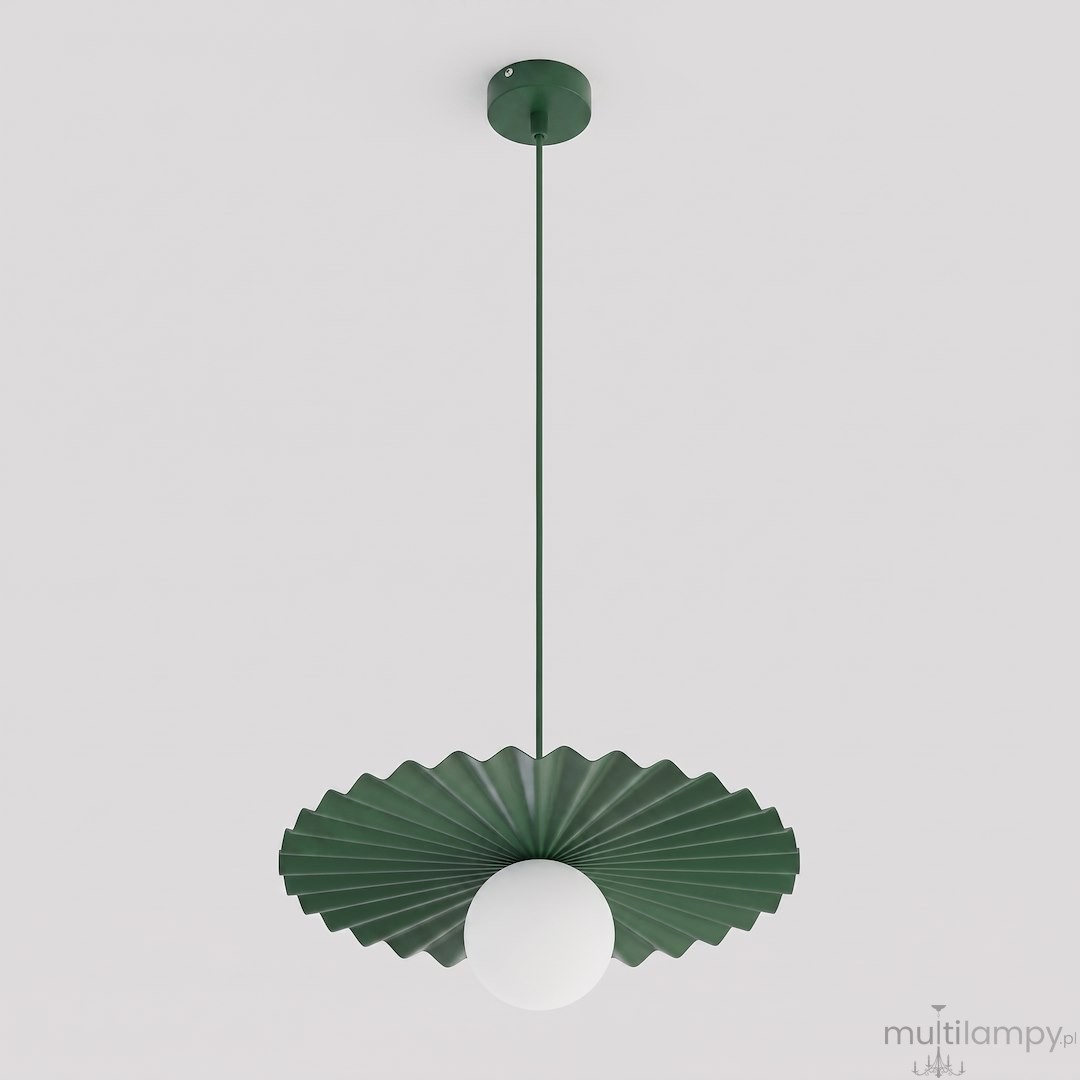 Umbra lampa wisząca 1xG9 zielona oliwka 1829/1
