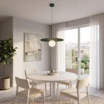Umbra lampa wisząca 1xG9 zielona oliwka 1829/1
