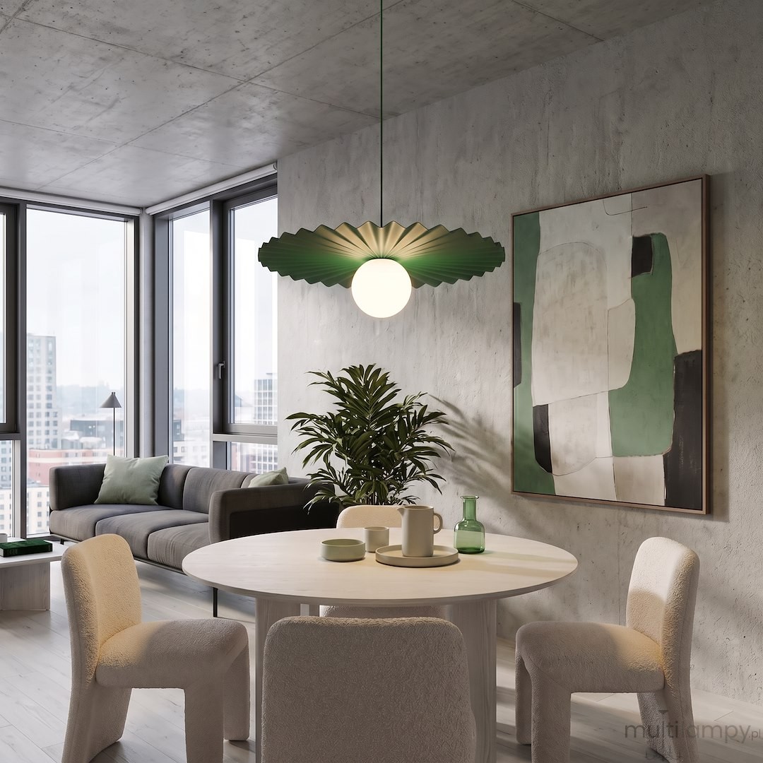 Umbra lampa wisząca 1xG9 zielona oliwka 1829/1