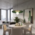 Umbra lampa wisząca 1xG9 zielona oliwka 1829/1