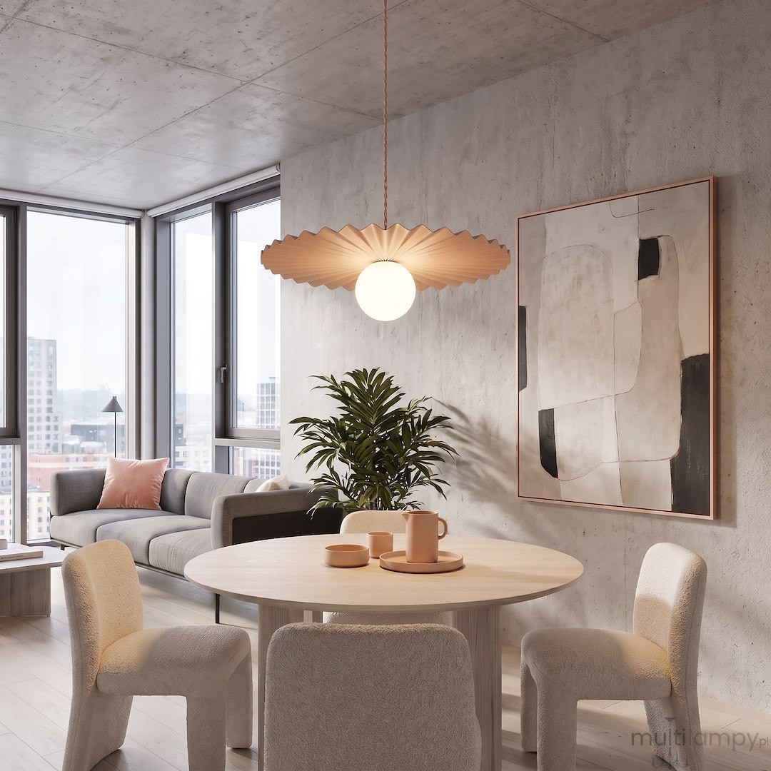 Umbra lampa wisząca 1xG9 koral 1828/1
