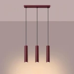 Lagos lampa wisząca 3xGU10 burgund SL.2082