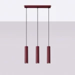 Lagos lampa wisząca 3xGU10 burgund SL.2082